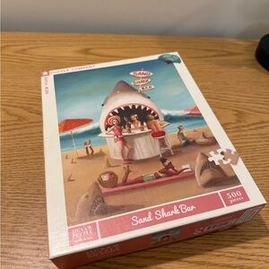 Janet Hill Studio Sand Shark Bar 500-Piece Puzzle